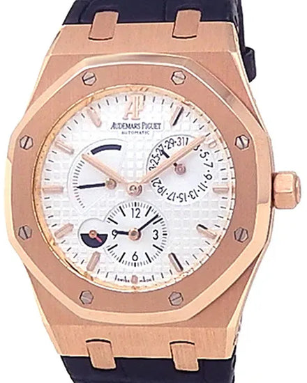 Audemars Piguet Royal Oak Chronograph 39MM Silver Dial Leather Strap (26120OR.OO.D088CR.01)