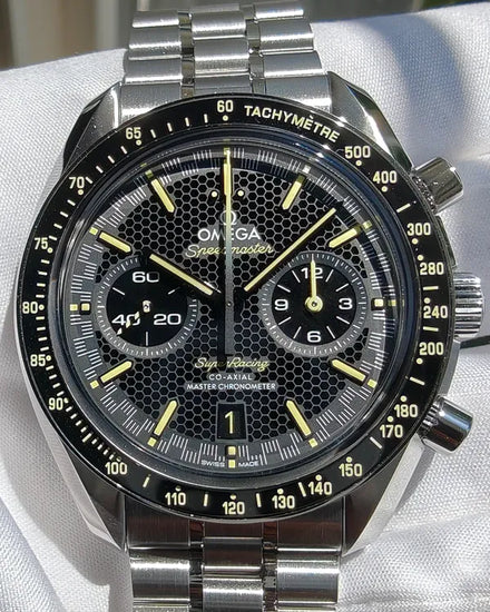 2025 Omega Speedmaster Super Racing 44.25MM Black Dial Steel Bracelet (329.30.44.51.01.003)