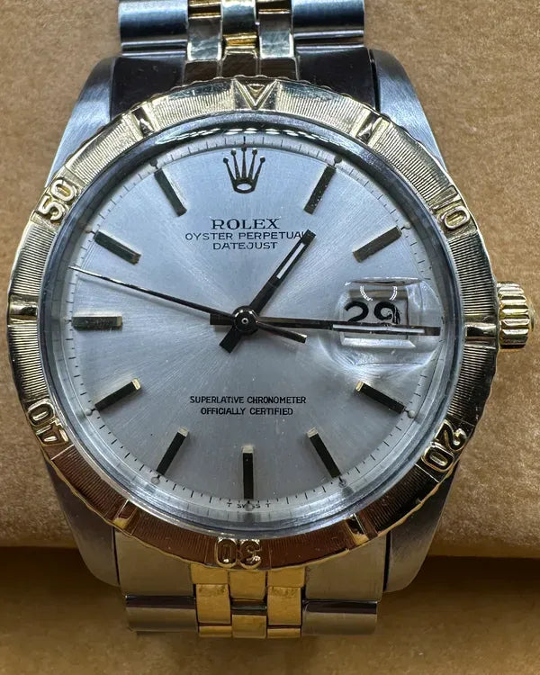 Rolex Datejust Turn-O-Graph 36MM Silver Dial Two-Tone Jubilee Bracelet (1625)
