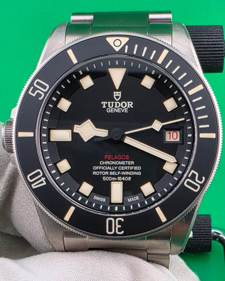 Tudor Pelagos LHD 42MM Black Dial Titanium Bracelet (25610TNL)