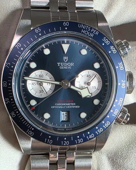 Tudor Black Bay Chrono 41MM Blue Dial Steel Bracelet (79360B)