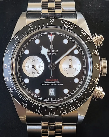 2025 Tudor Black Bay Chrono 41MM Black Dial Steel Bracelet (79360N)