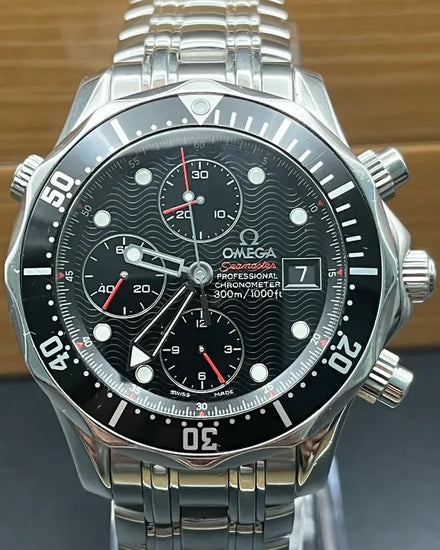 Omega Seamaster Diver 300M 41.5MM Black Dial Steel Bracelet (213.30.42.40.01.001)