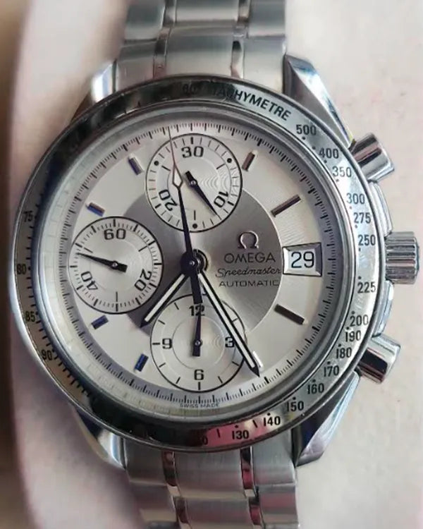 Omega Speedmaster Date 39MM Silver Dial Steel Bracelet (3513.30.00)