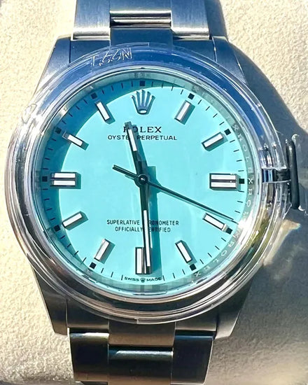 2025 Rolex Oyster Perpetual 36MM Turquoise Dial Oyster Bracelet (126000)