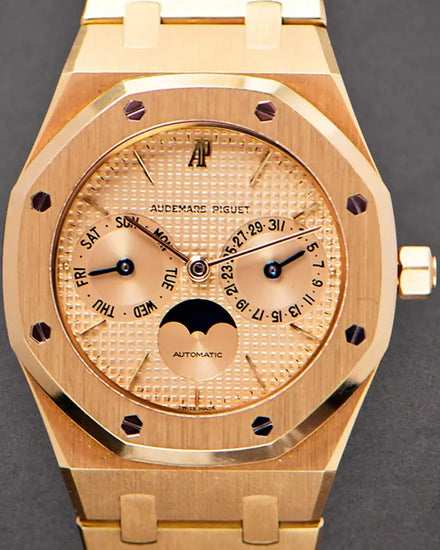 Audemars Piguet Royal Oak 36MM Champagne Dial Yellow Gold Bracelet (25594BA)
