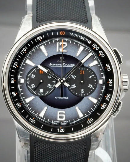 2025 Jaeger-LeCoultre Polaris Chronograph 42MM Blue Dial Rubber Strap (Q9028651)