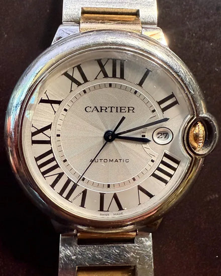 2022 Cartier Ballon Bleu 42MM Silver Dial Two-Tone Bracelet (W2BB0031)