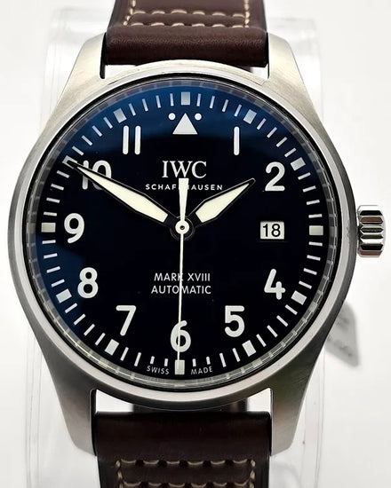 2016 IWC Schaffhausen Pilot Mark XVIII "Le Petit Prince" 40MM Blue Dial Leather Strap (IW327004)