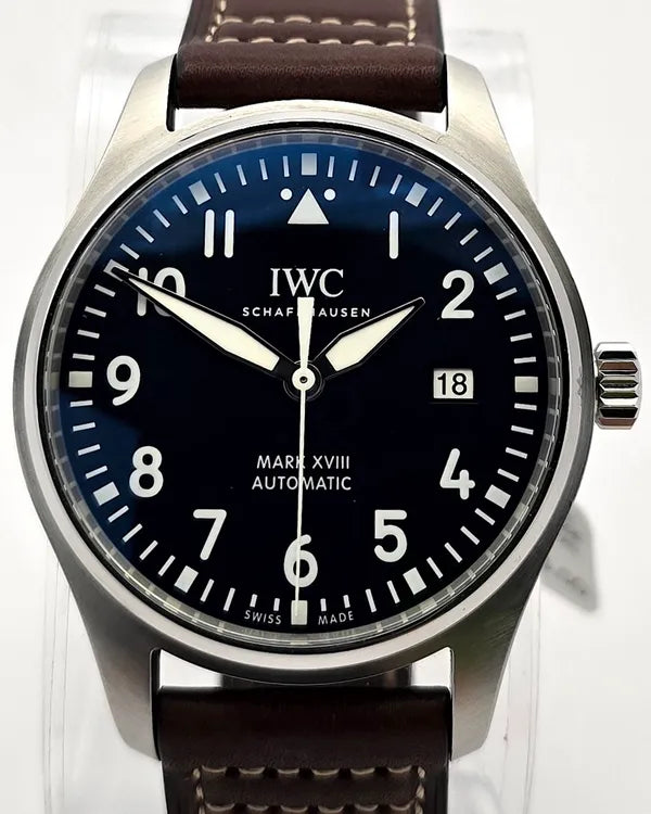2016 IWC Schaffhausen Pilot Mark XVIII "Le Petit Prince" 40MM Blue Dial Leather Strap (IW327004)