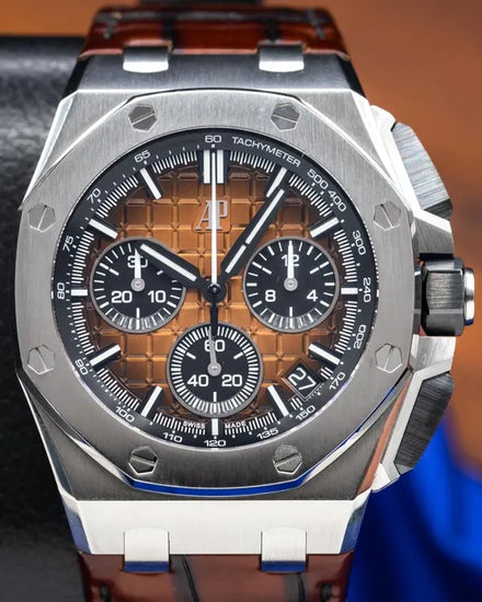 2024 Audemars Piguet Royal Oak Offshore 43MM Brown Dial Leather Strap (26420ST.OO.A828CR.01)