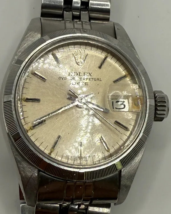 Rolex Oyster Perpetual Lady Date 26MM Champagne Dial Jubilee Bracelet (6919)