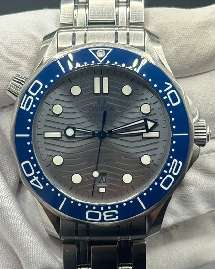 Omega Seamaster Diver 300M 42MM Grey Dial Steel Bracelet (210.30.42.20.06.001)
