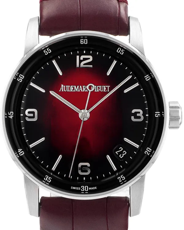 Audemars Piguet Code 11.59 41MM Red Dial Leather Strap (15210BC.OO.A068CR.01)