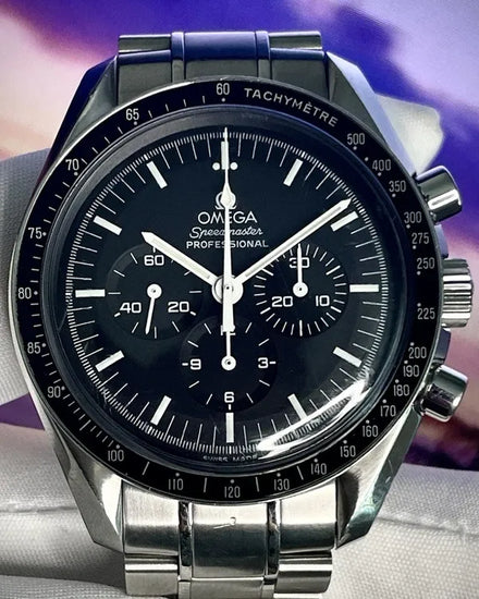 Omega Speedmaster Professional Moonwatch 42MM Black Dial Steel Bracelet (3570.50.00)