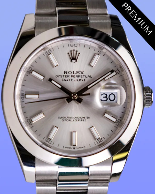 2025 Rolex Datejust 41MM Silver Dial Oyster Bracelet (126300)