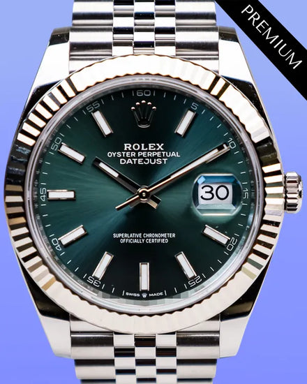 2025 Rolex Datejust 41MM Green Dial Jubilee Bracelet (126334)