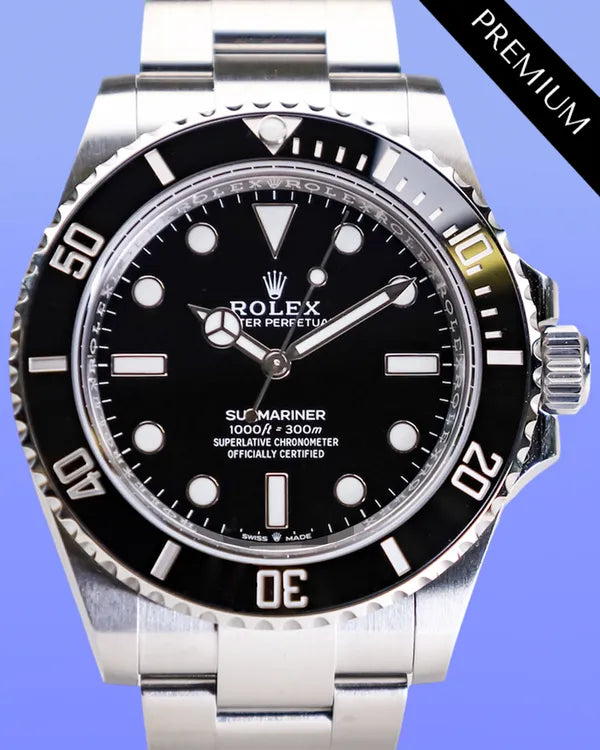 2025 Rolex Submariner No-Date 41MM Black Dial Oyster Bracelet (124060)