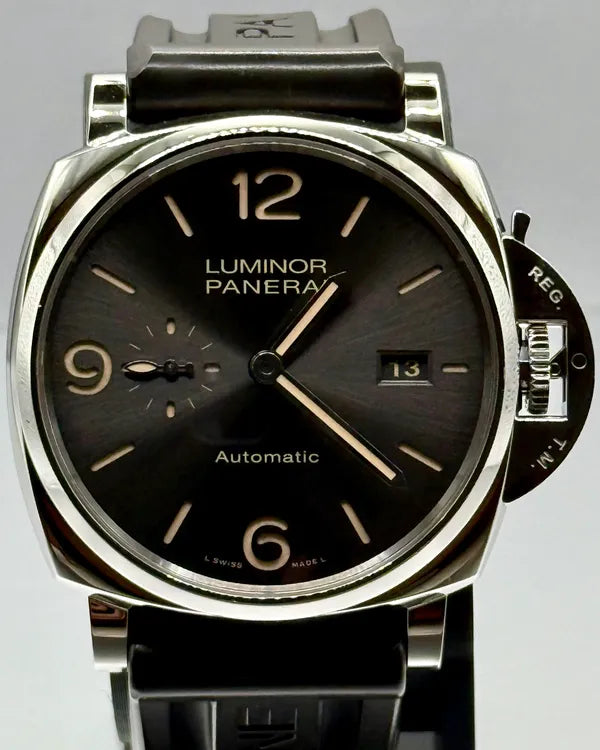 Panerai Luminor Due 45MM Grey Dial Rubber Strap (PAM00943)