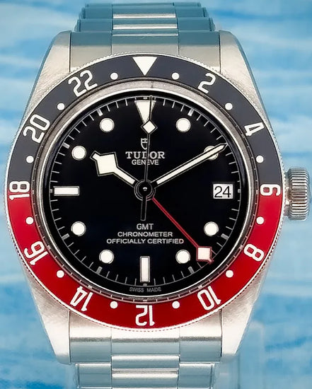 2021 Tudor Black Bay GMT "Pepsi" 41MM Black Dial Steel Bracelet (79830RB)