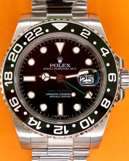 2013 Rolex GMT-Master II 40MM Black Dial Oyster Bracelet (116710LN)
