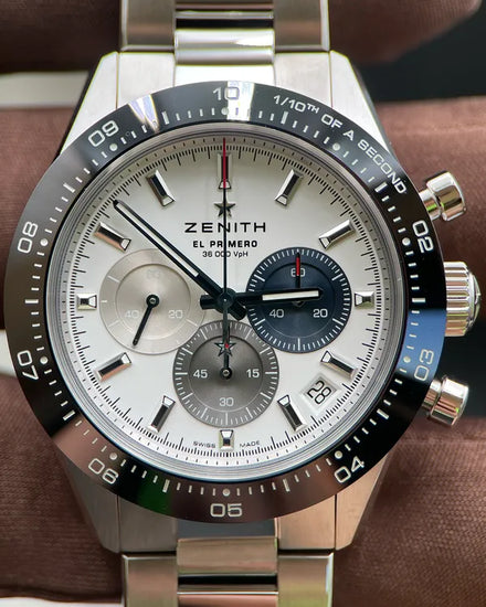 2025 Zenith Chronomaster Sport 41MM White Dial Steel Bracelet (03.3100.3600/69.M3100)