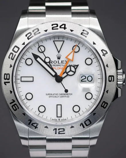 2025 Rolex Explorer II "Polar" 42MM White Dial Oyster Bracelet (226570)