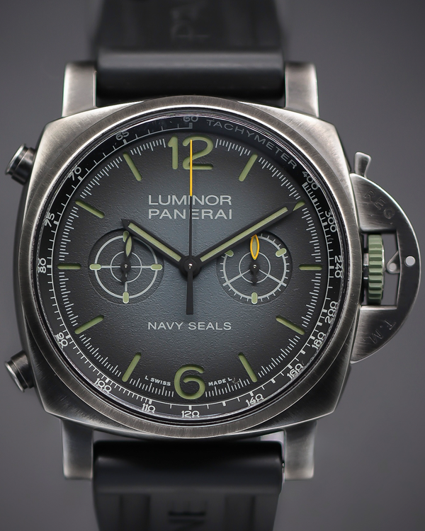 Panerai Luminor Chronograph "Navy SEAL's" 44MM Grey Dial Rubber Strap (PAM01409)