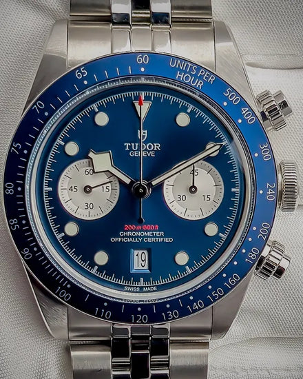 2024 Tudor Black Bay Chrono 41MM Blue Dial Steel Bracelet (79360B)