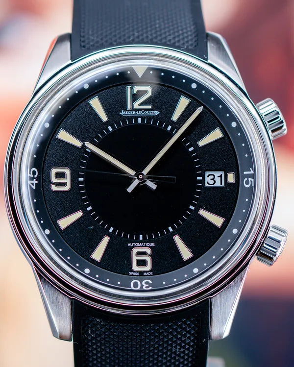 2022 Jaeger-LeCoultre Polaris Date 42MM Black Dial Rubber Strap (Q9068670)