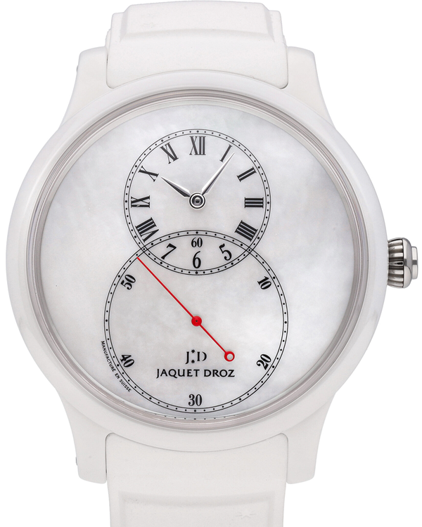 2023 Jaquet Droz Grande Seconde 44MM Mother of Pearl Dial Rubber Strap (J003036208)