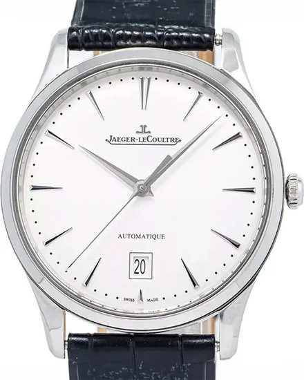 Jaeger-LeCoultre Master Ultra Thin 39MM Silver Dial Leather Strap (Q1238420)