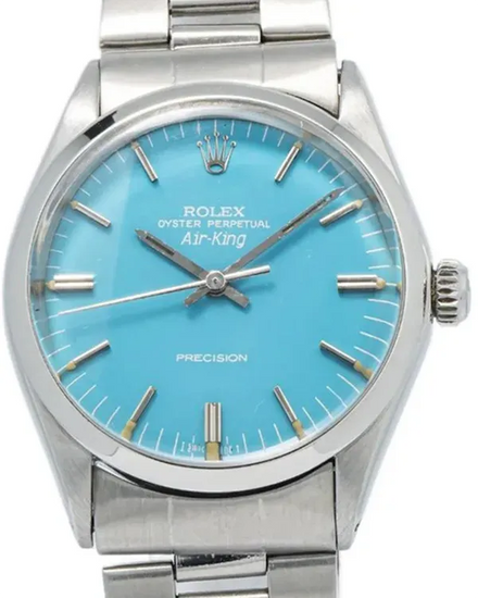 Rolex Air-King 34MM Aftermarket Turquoise Dial Oyster Bracelet (14000)