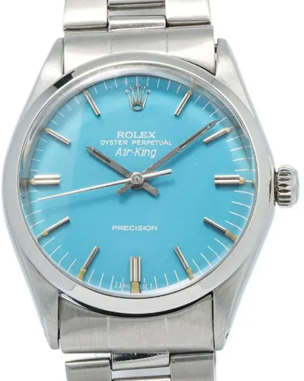 Rolex Air-King 34MM Aftermarket Turquoise Dial Oyster Bracelet (14000)