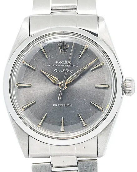 Rolex Air-King 34MM Grey Dial Oyster Bracelet (5500)