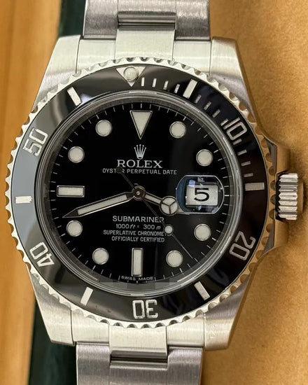 2016 Rolex Submariner Date 40MM Black Dial Oyster Bracelet (116610LN)