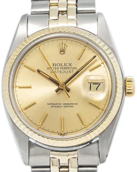 1978 (5.5 Mill. Serial) Rolex Datejust 36MM Champagne Dial Two-Tone Jubilee Bracelet (16013)