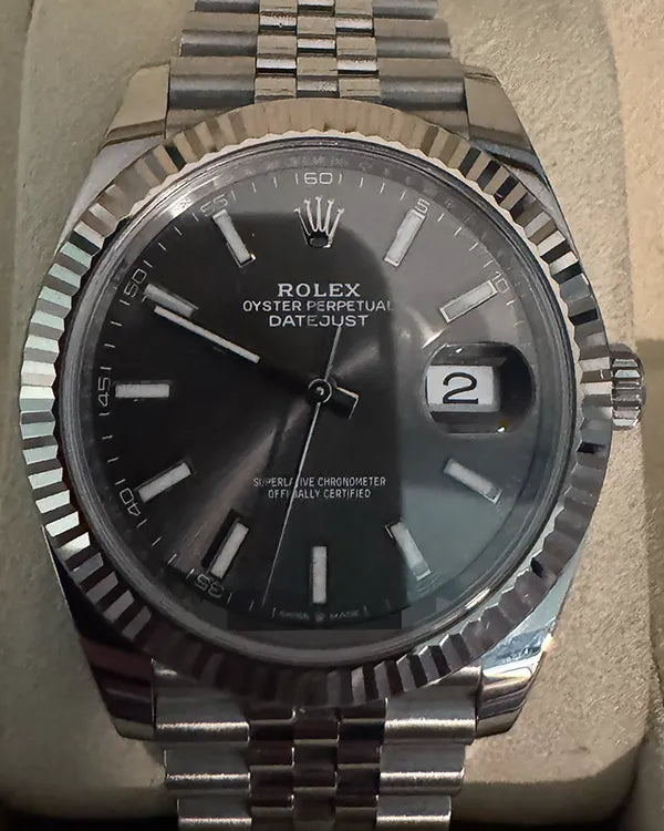 2019 Rolex Datejust 41MM Slate Dial Jubilee Bracelet (126334)