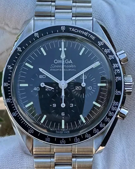 2024 Omega Speedmaster Professional Moonwatch 42MM Black Dial Steel Bracelet (310.30.42.50.01.001)