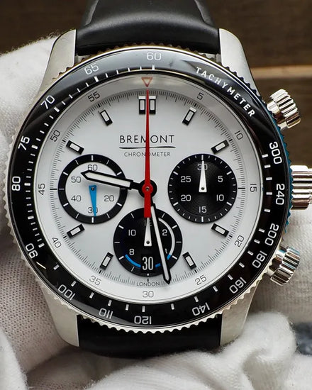 Bremont Supermarine "Williams Racing" S.E. 43MM White Dial Rubber Strap (WR-22-SS-R-S)