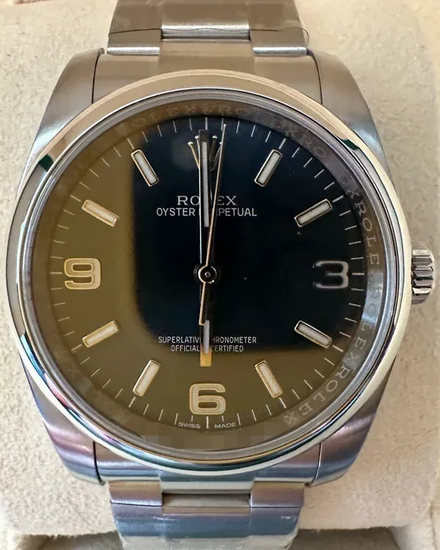 2016 Rolex Oyster Perpetual 36MM Black Dial Oyster Bracelet (116000)