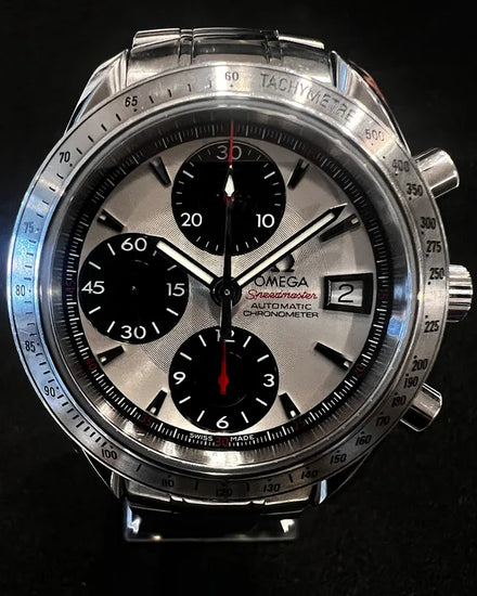 Omega Speedmaster Date 40MM White Dial Steel Bracelet (3211.31.00)