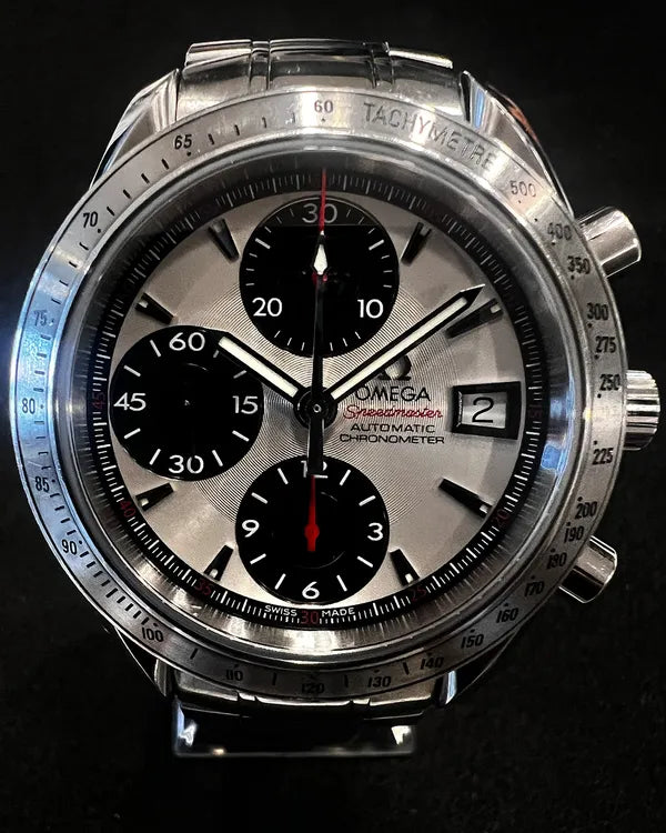 Omega Speedmaster Date 40MM White Dial Steel Bracelet (3211.31.00)
