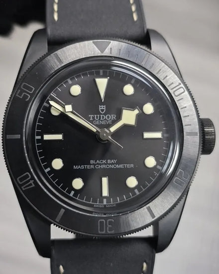 2021 Tudor Black Bay 41MM Black Dial Leather Strap (79210CNU)