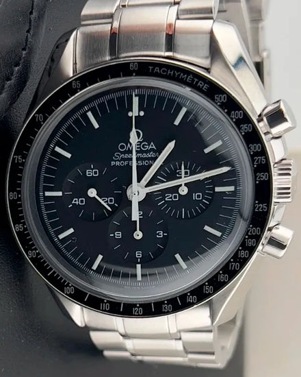 Omega Speedmaster Moonwatch Apollo XI 30th Anniversary 42MM Black Dial Steel Bracelet (3560.50.00)