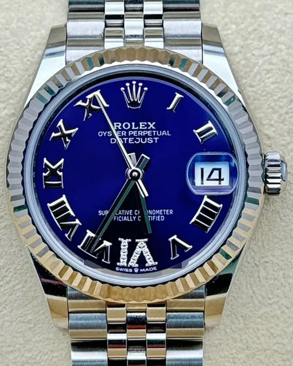 2022 Rolex Datejust 31MM Blue Dial Jubilee Bracelet (278274)