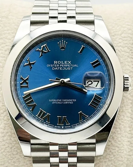 2024 Rolex Datejust 41MM Blue Dial Jubilee Bracelet (126300)