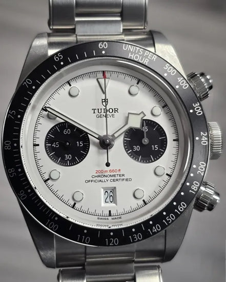 2024 Tudor Black Bay Chrono "Panda" 41MM White Dial Steel Bracelet (79360N)