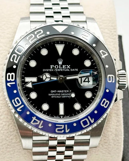 2022 Rolex GMT-Master II "Batgirl" 40MM Black Dial Jubilee Bracelet (126710BLNR)