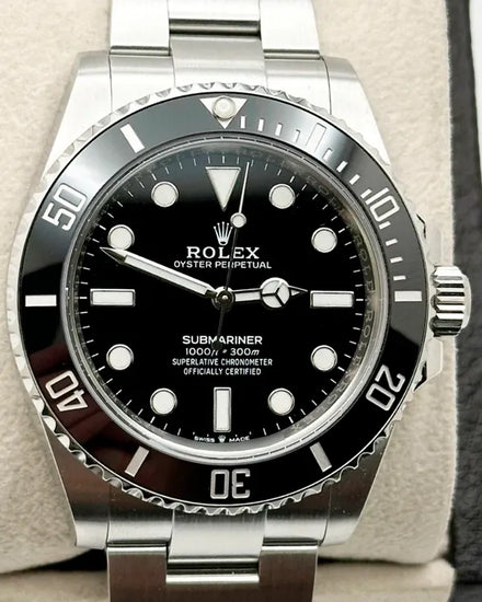 2021 Rolex Submariner No-Date 41MM Black Dial Oyster Bracelet (124060)